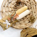 شمع موم عسل مدل بیزوکس مجموعه 2عددی