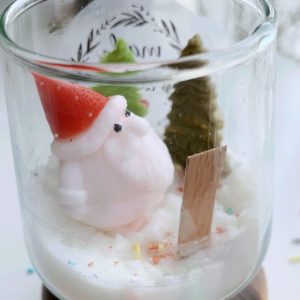شمع شیشه ای بابانوئل