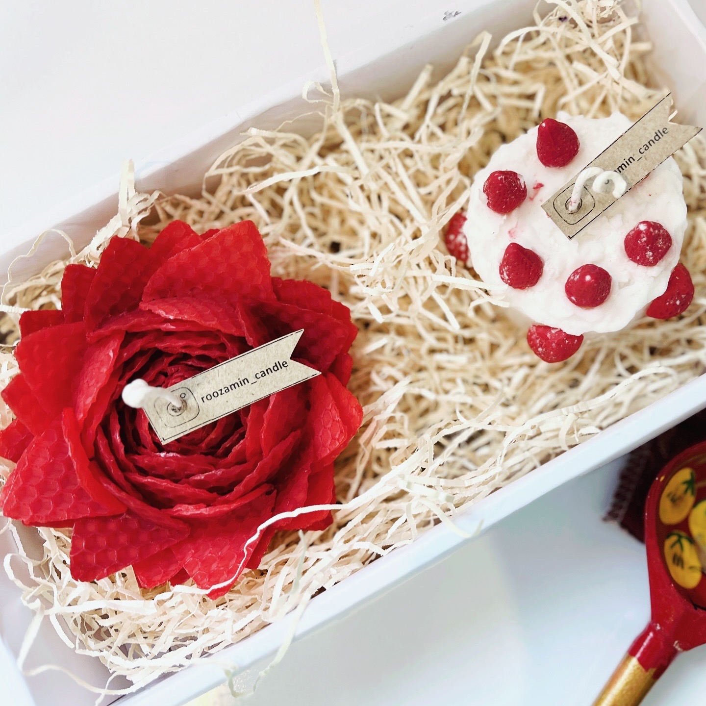 Flower candle