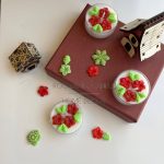شمع وارمر مدل طرح گل قرمز