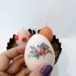 شمع مدل تخم مرغ نوروزی