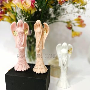 شمع عروس زیبا قلب به دست