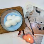 شمع شیشه ای مدل ابر سه بعدی