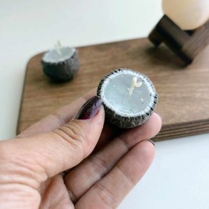 شمع نارگیلی مجموعه 5 عددی